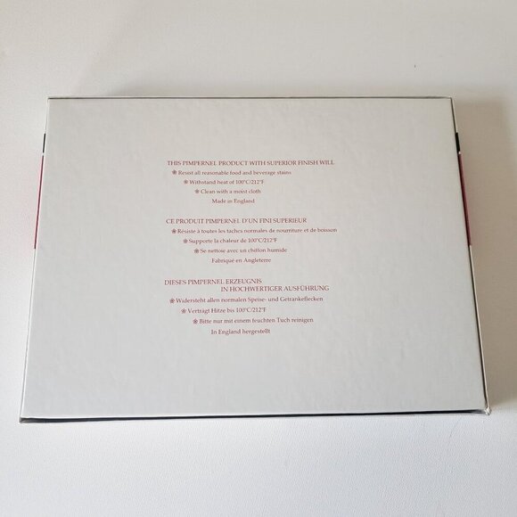 NIB Vintage Pimpernel UK/England Champion Golf Course Collectors Set Placemats 6 - Picture 12 of 16